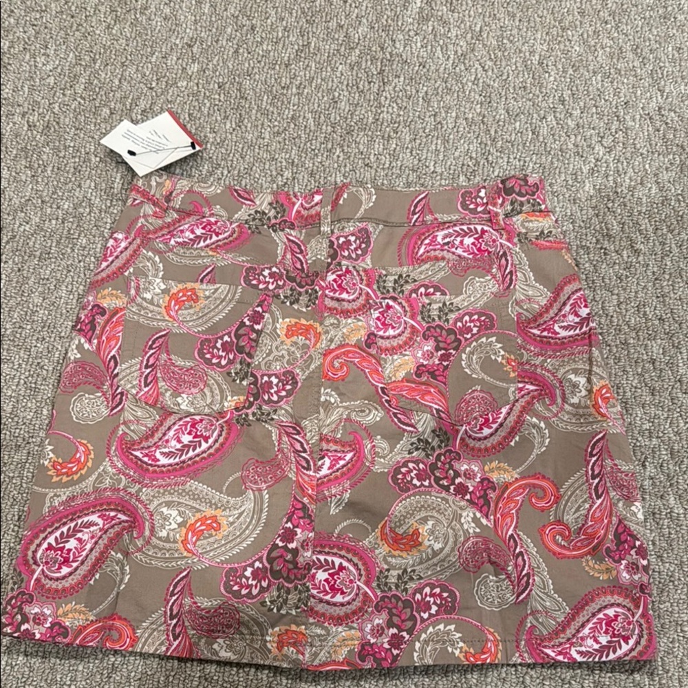 Tan and Pink skort, 10, NWT - Picture 5 of 6